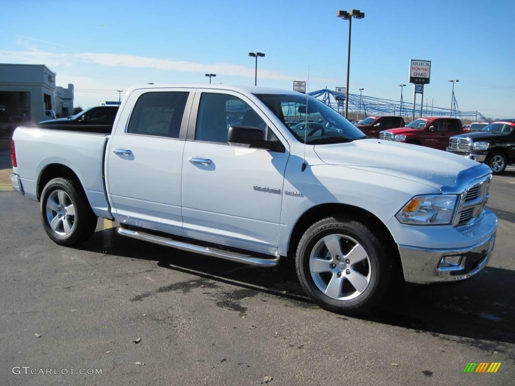 2010 Ram 1500 Big Horn Crew Cab - Stone White / Dark Slate/Medium Graystone photo #1