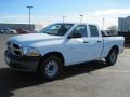 2010 Stone White Dodge Ram 1500 ST Quad Cab 4x4  photo #2