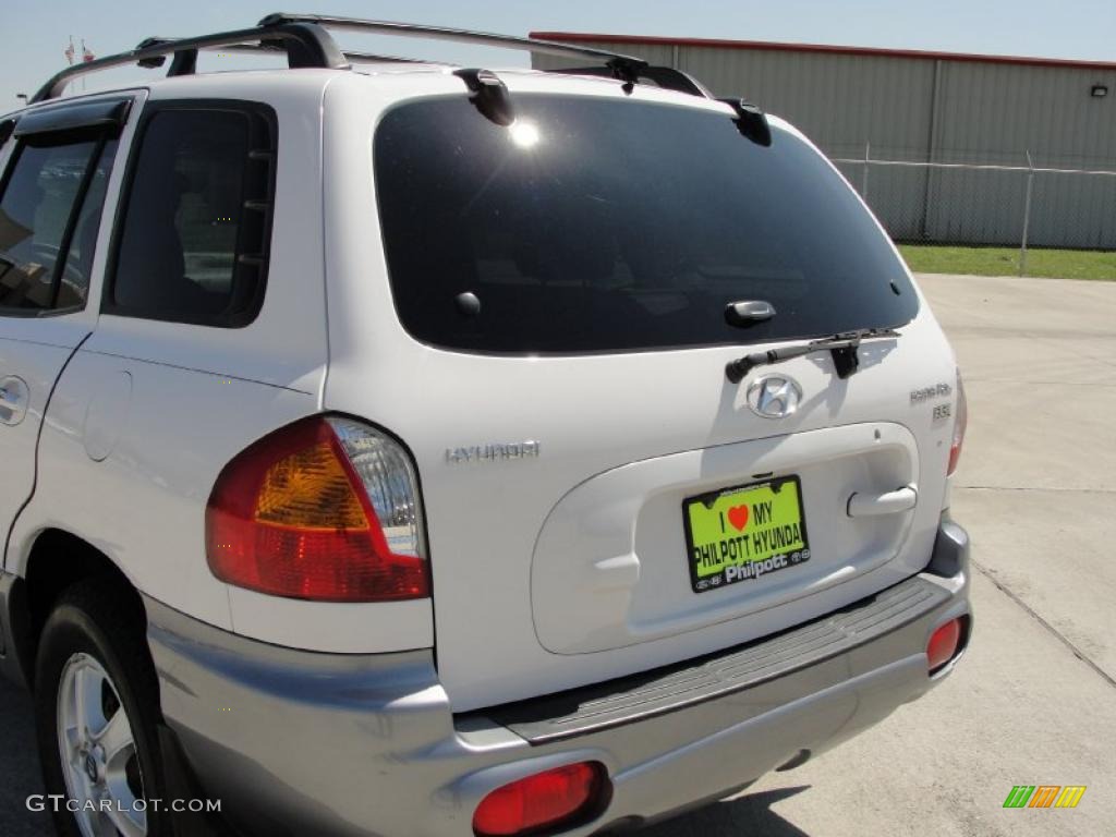 2004 Santa Fe GLS - Nordic White / Beige photo #22