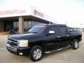 2008 Black Chevrolet Silverado 1500 Z71 Crew Cab 4x4  photo #1