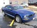 2008 Vista Blue Metallic Ford Mustang V6 Deluxe Convertible  photo #1