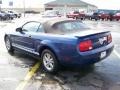 2008 Vista Blue Metallic Ford Mustang V6 Deluxe Convertible  photo #3