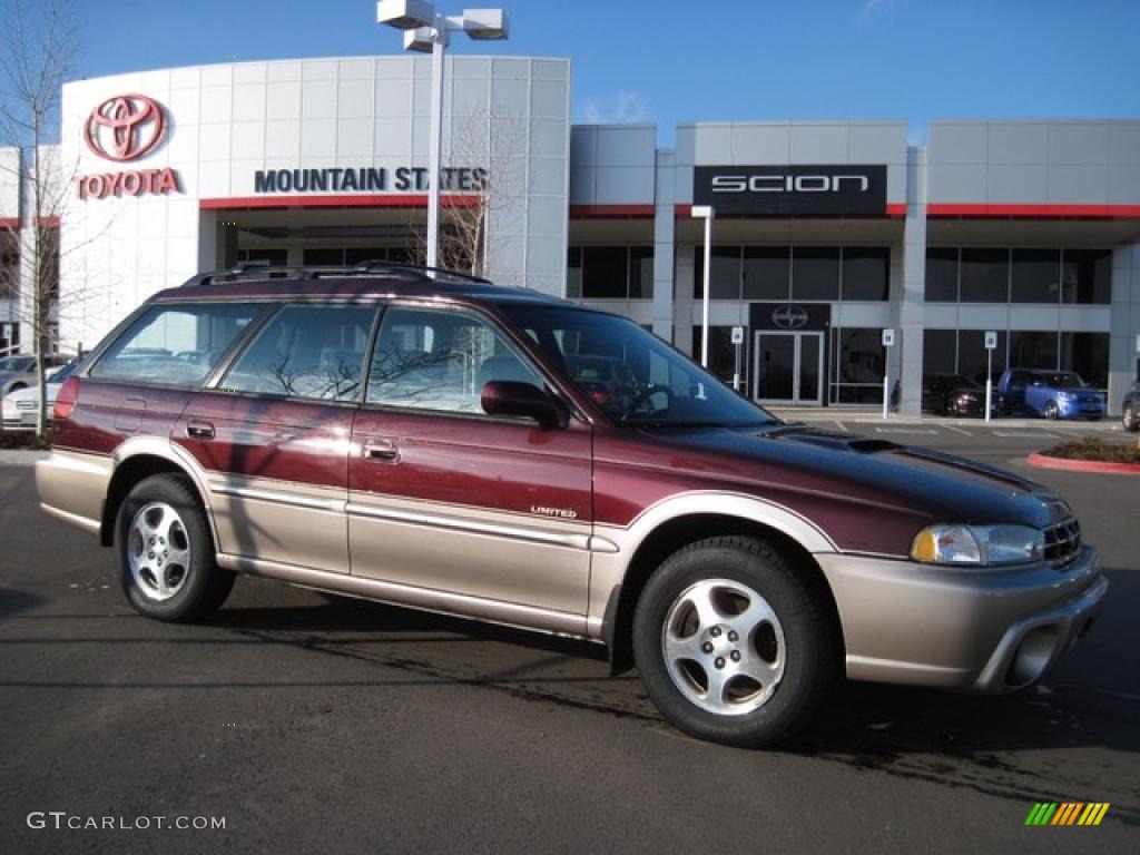 1999 Legacy Limited Outback Wagon - Winestone Pearl / Gray photo #1