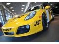 2010 Yellow/Black/White Porsche Cayman S Interseries  photo #1
