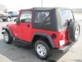 2005 Flame Red Jeep Wrangler Sport 4x4  photo #13