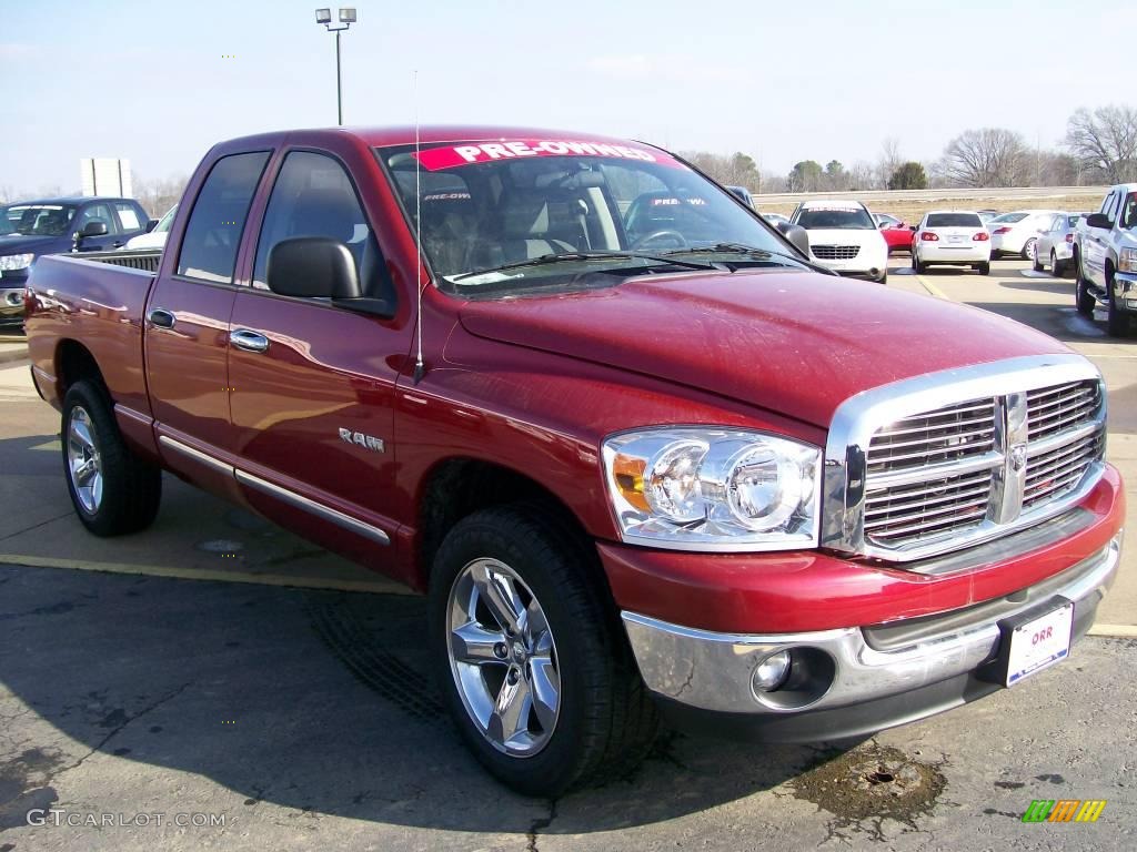 Flame Red Dodge Ram 1500