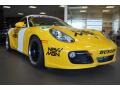 2010 Yellow/Black/White Porsche Cayman S Interseries  photo #20