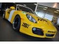 2010 Yellow/Black/White Porsche Cayman S Interseries  photo #21