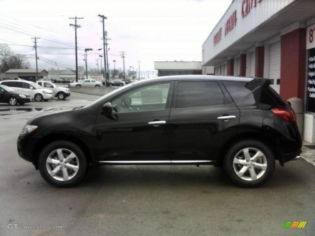 2010 Murano S AWD - Super Black / Black photo #5