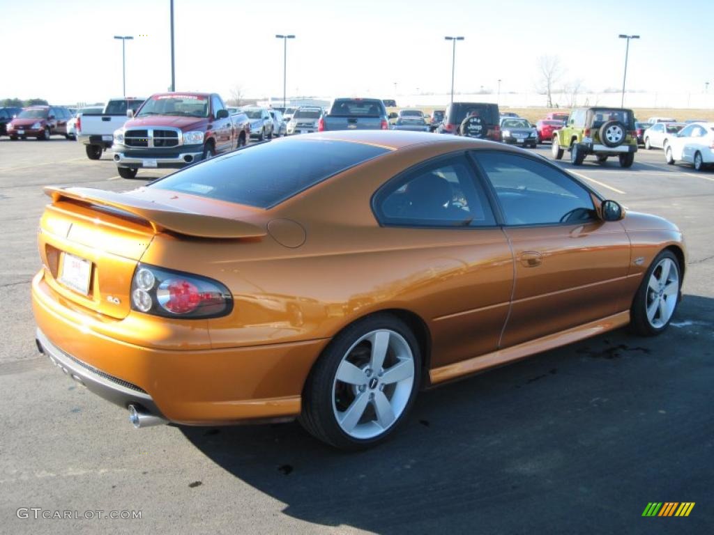 2006 GTO Coupe - Brazen Orange Metallic / Black photo #7
