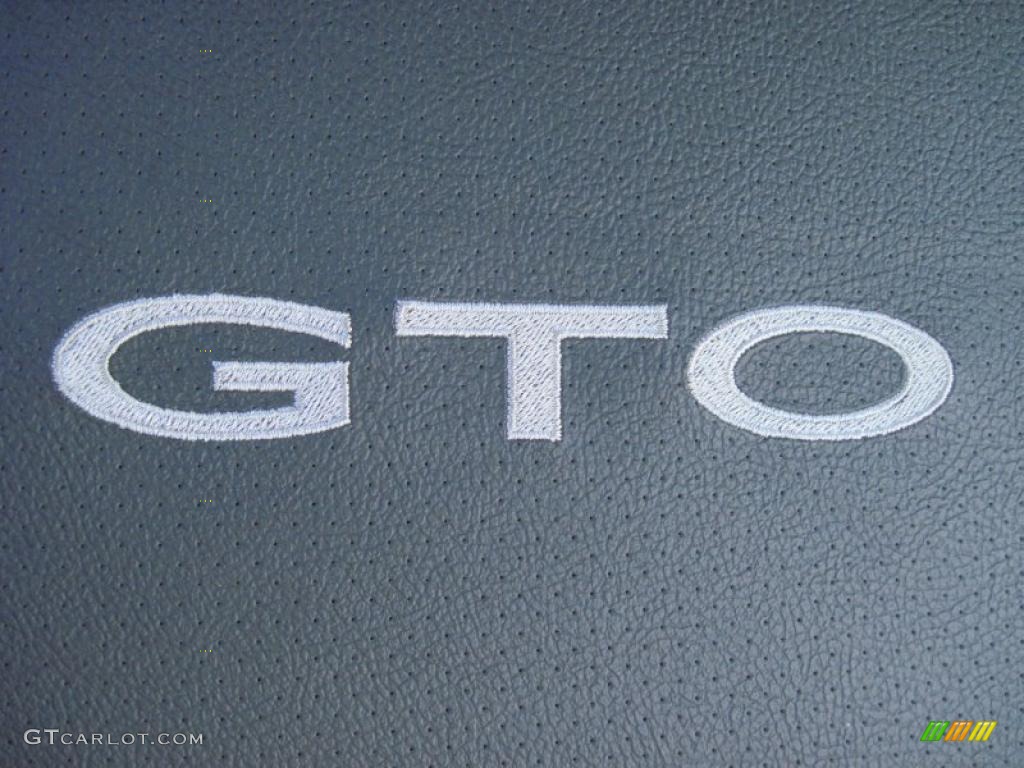 2006 GTO Coupe - Brazen Orange Metallic / Black photo #39