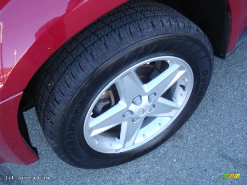 2005 Equinox LT AWD - Salsa Red Metallic / Light Gray photo #7