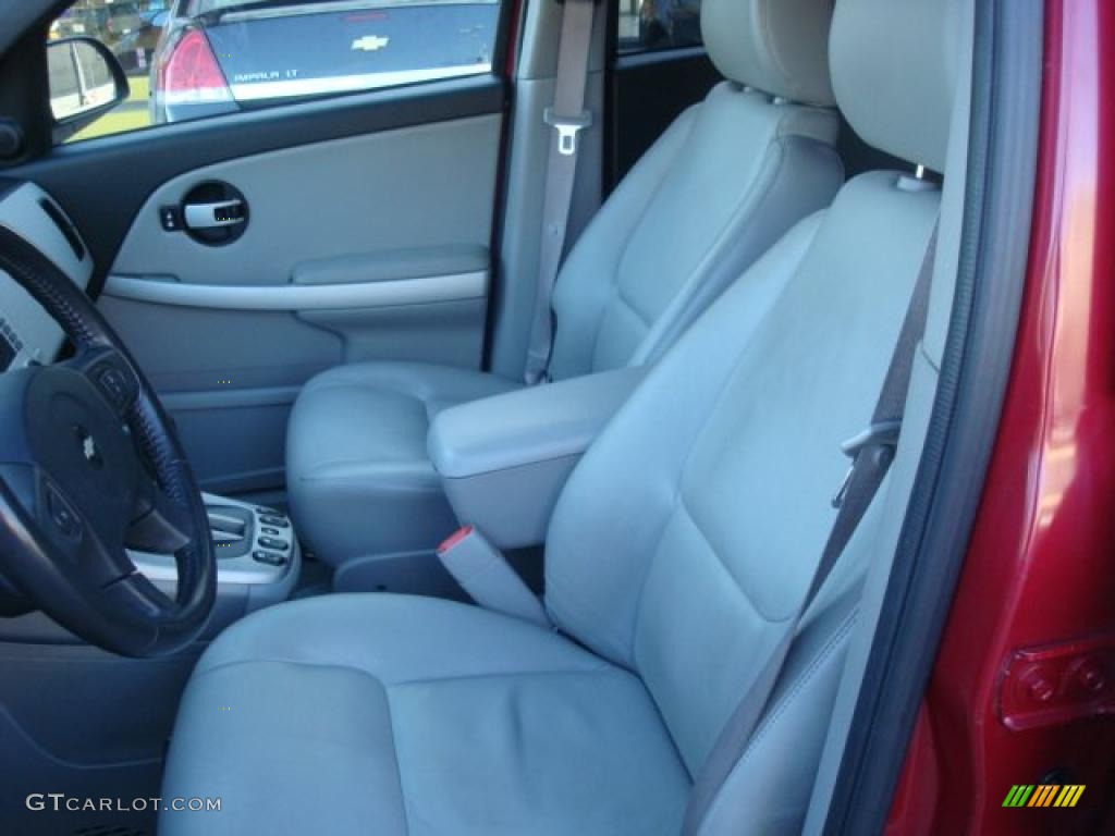 2005 Equinox LT AWD - Salsa Red Metallic / Light Gray photo #8