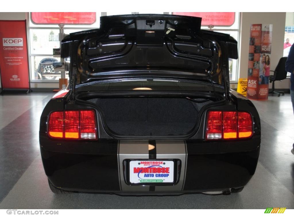 2007 Mustang V6 Premium Coupe - Black / Dark Charcoal photo #26