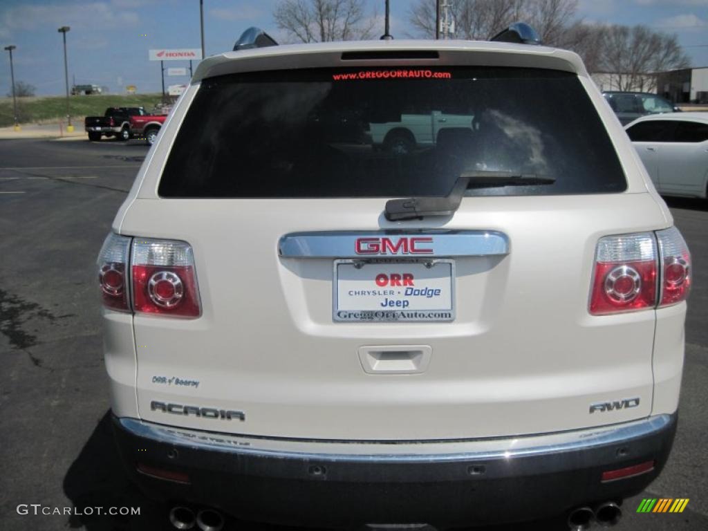 2007 Acadia SLT AWD - White Diamond Metallic / Brick photo #19