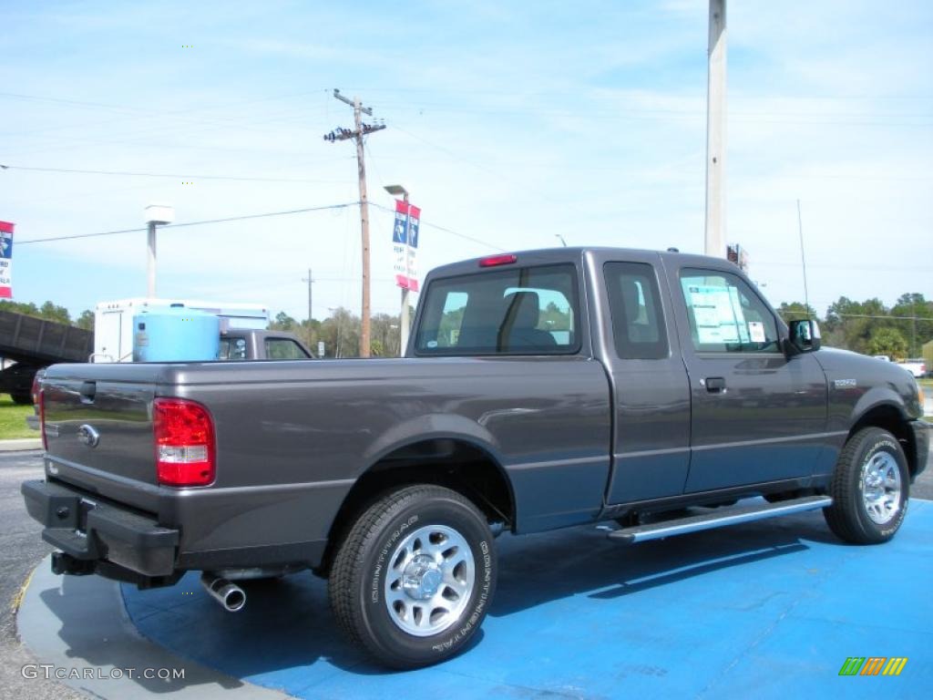 2010 Ranger XLT SuperCab - Dark Shadow Grey Metallic / Medium Dark Flint photo #3
