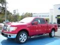 2010 Red Candy Metallic Ford F150 Lariat SuperCab  photo #1