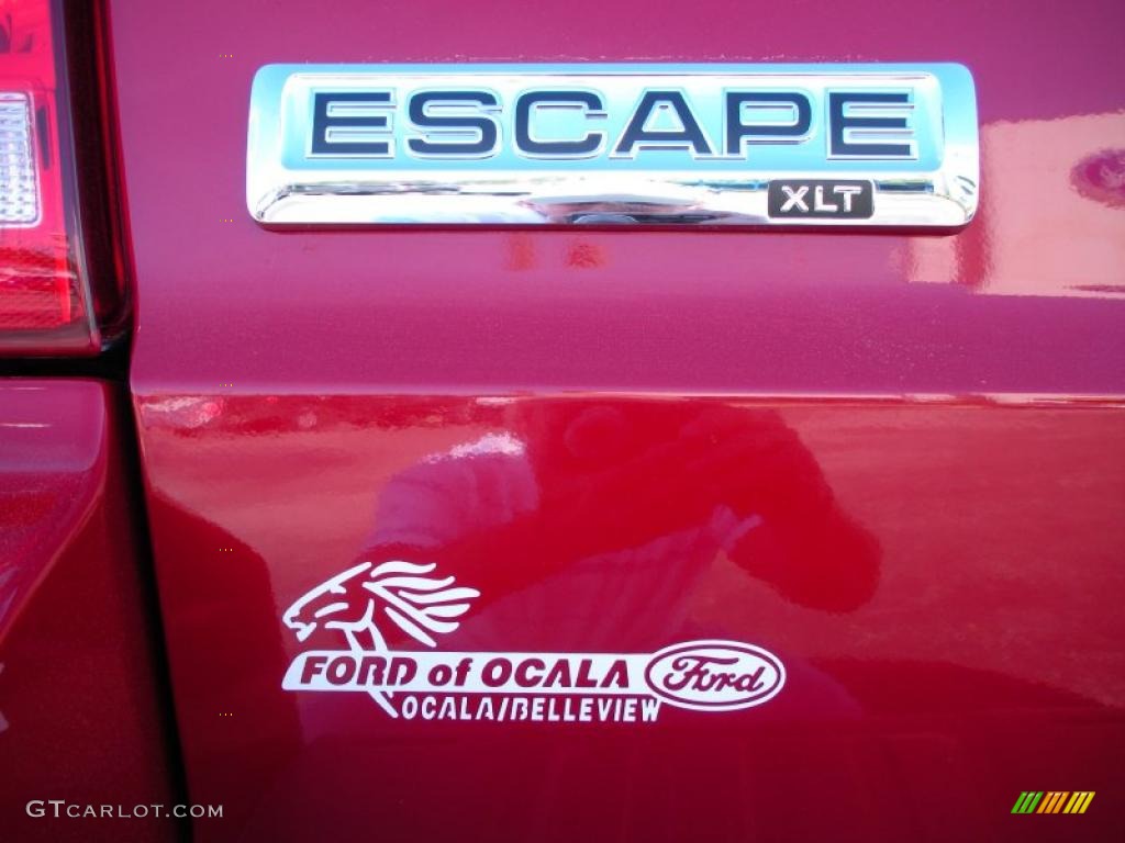 2010 Escape XLT V6 - Sangria Red Metallic / Stone photo #4