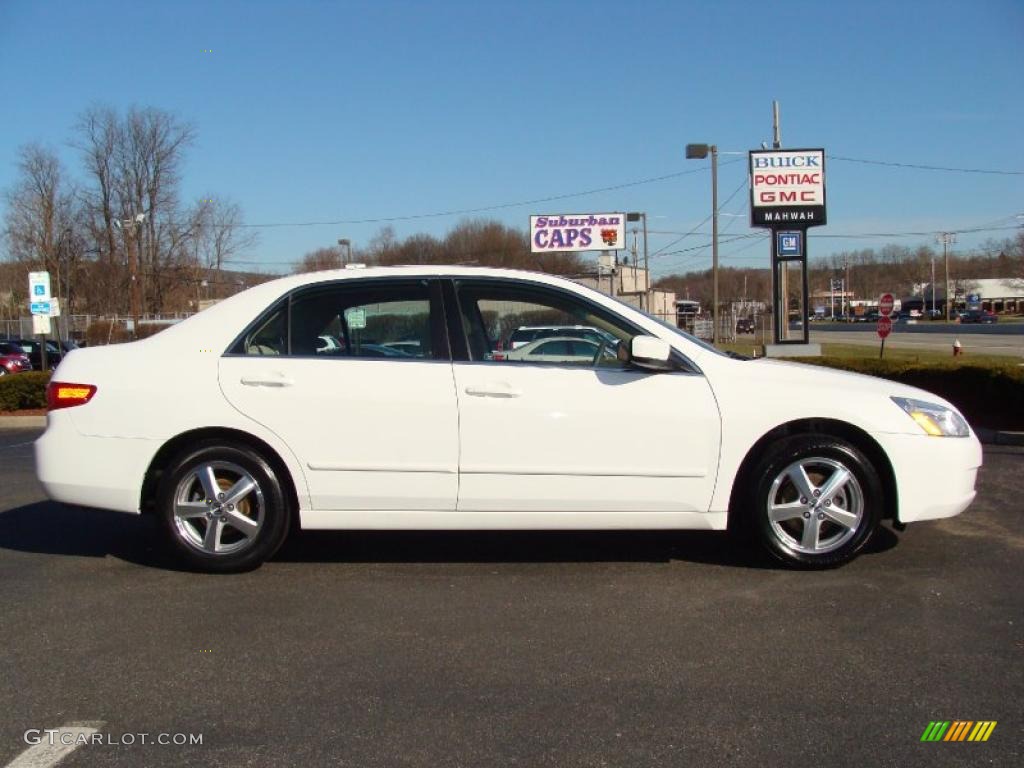 2005 Accord EX Sedan - Taffeta White / Ivory photo #4