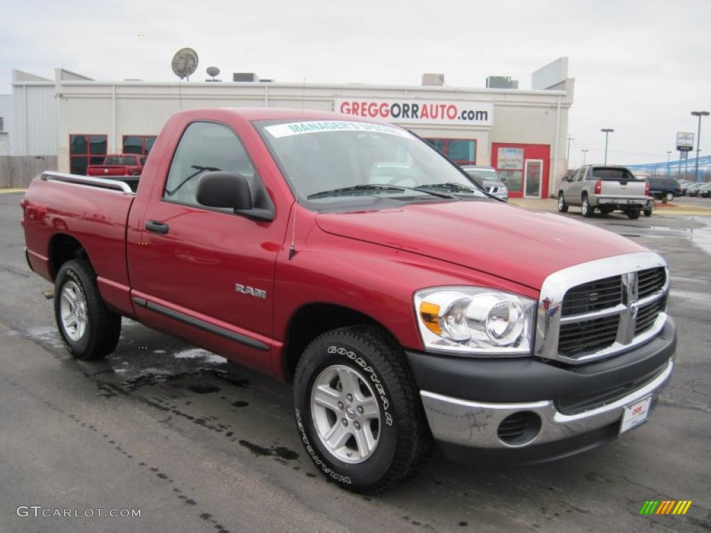 Inferno Red Crystal Pearl Dodge Ram 1500