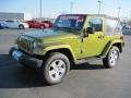 2008 Jeep Green Metallic Jeep Wrangler Sahara 4x4  photo #2