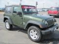 2008 Jeep Green Metallic Jeep Wrangler X 4x4  photo #3