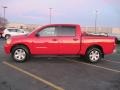 2008 Red Brawn Nissan Titan SE Crew Cab  photo #3