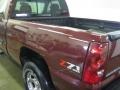 2003 Dark Carmine Red Metallic Chevrolet Silverado 1500 LS Regular Cab 4x4  photo #9