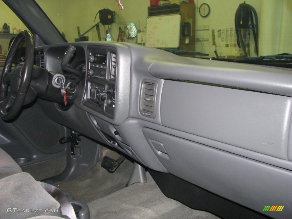 2003 Silverado 1500 LS Regular Cab 4x4 - Dark Carmine Red Metallic / Dark Charcoal photo #10