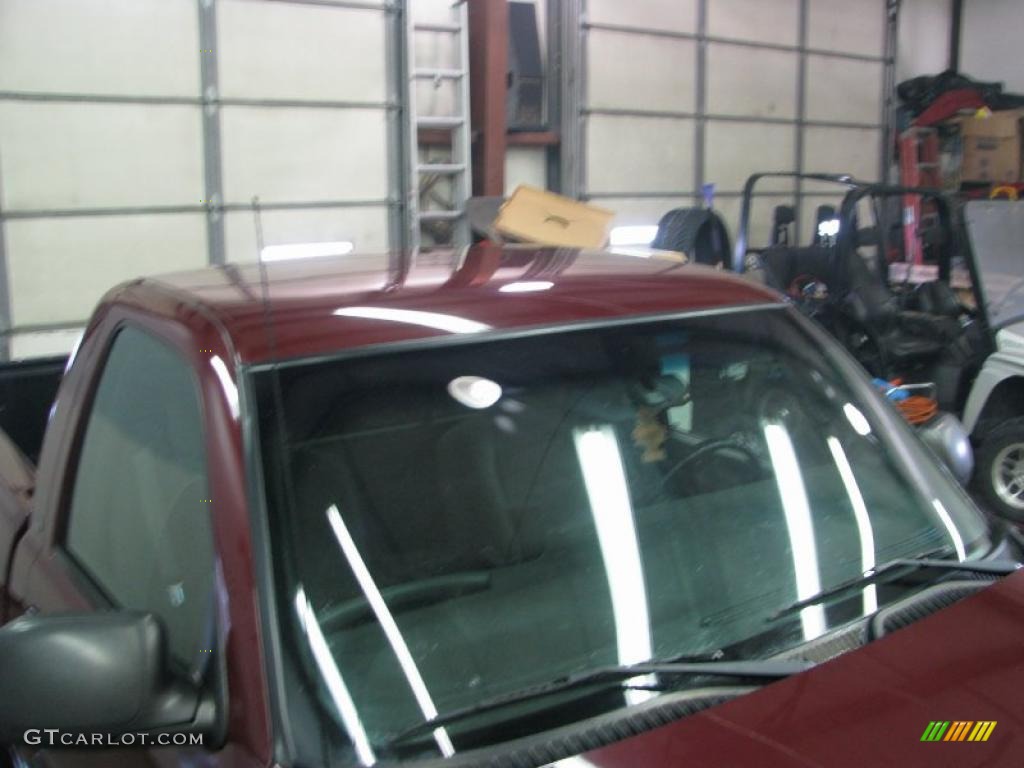 2003 Silverado 1500 LS Regular Cab 4x4 - Dark Carmine Red Metallic / Dark Charcoal photo #36