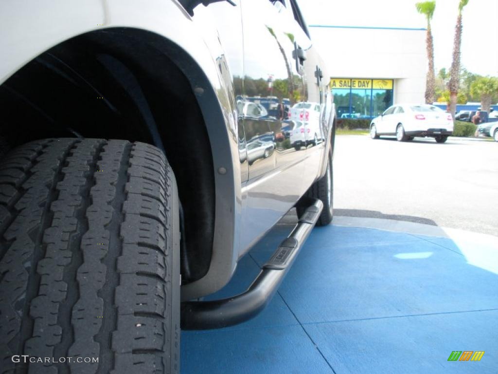 2004 F150 Lariat SuperCrew - Aspen Green Metallic / Black photo #11