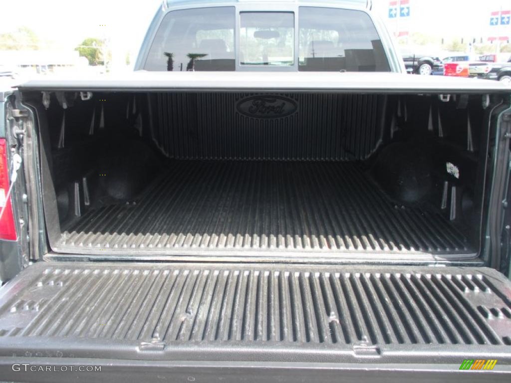 2004 F150 Lariat SuperCrew - Aspen Green Metallic / Black photo #23