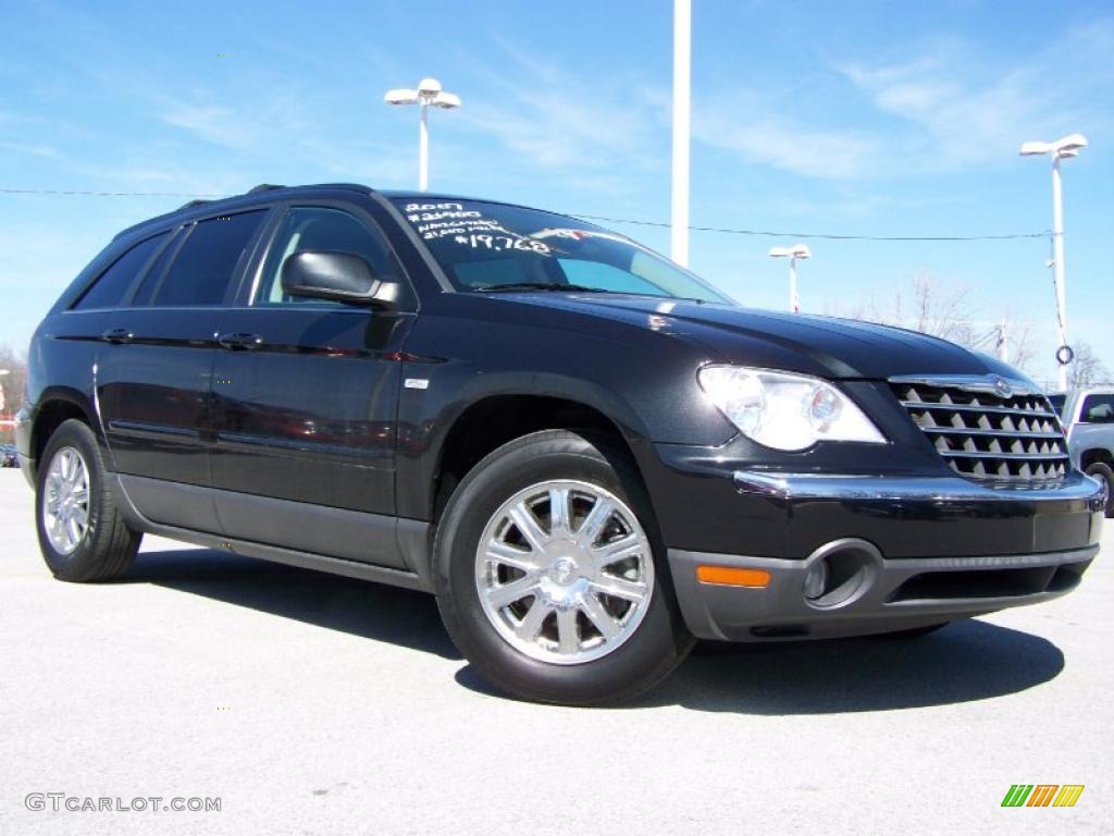 2007 Pacifica Touring - Brilliant Black / Pastel Slate Gray photo #1