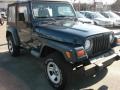 2000 Patriot Blue Pearl Jeep Wrangler SE 4x4  photo #1