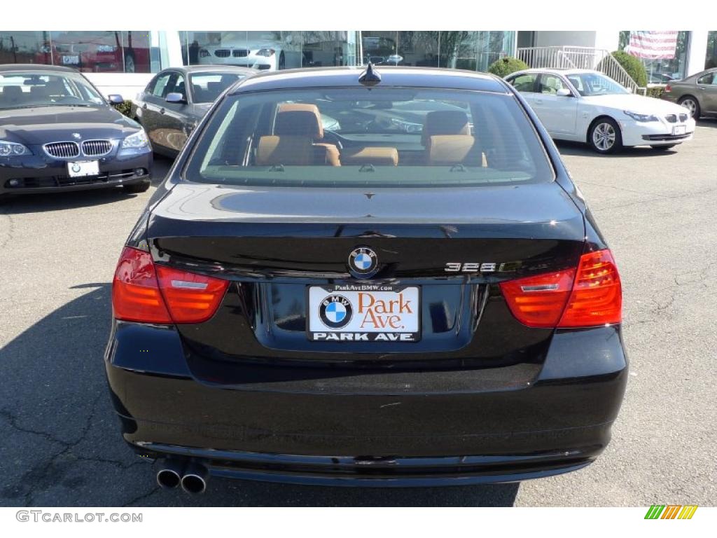 2010 3 Series 328i xDrive Sedan - Jet Black / Saddle Brown Dakota Leather photo #20