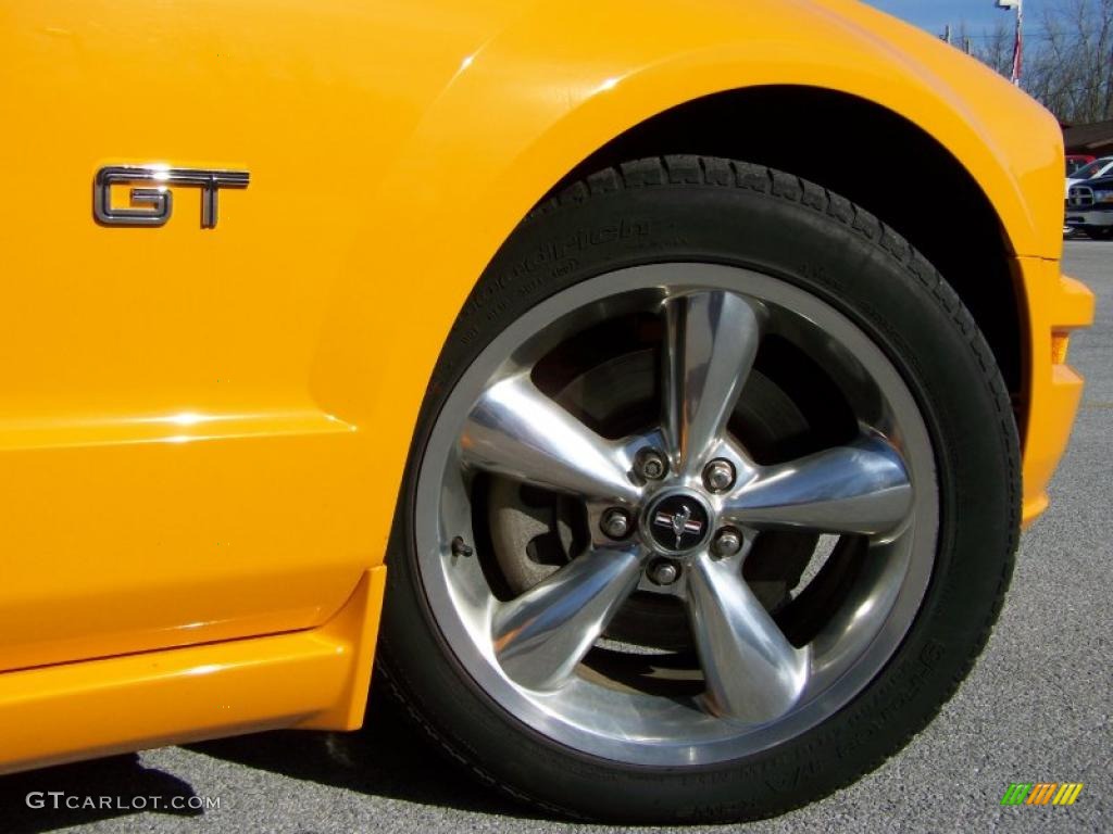 2008 Mustang GT Premium Coupe - Grabber Orange / Dark Charcoal photo #10