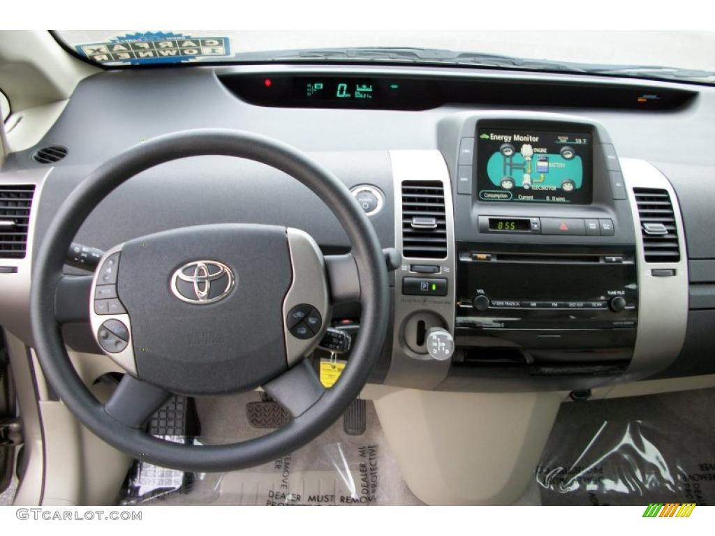 2008 Prius Hybrid - Driftwood Pearl / Bisque photo #15