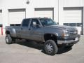 Graystone Metallic - Silverado 3500HD Classic LT Crew Cab 4x4 Dually Photo No. 1