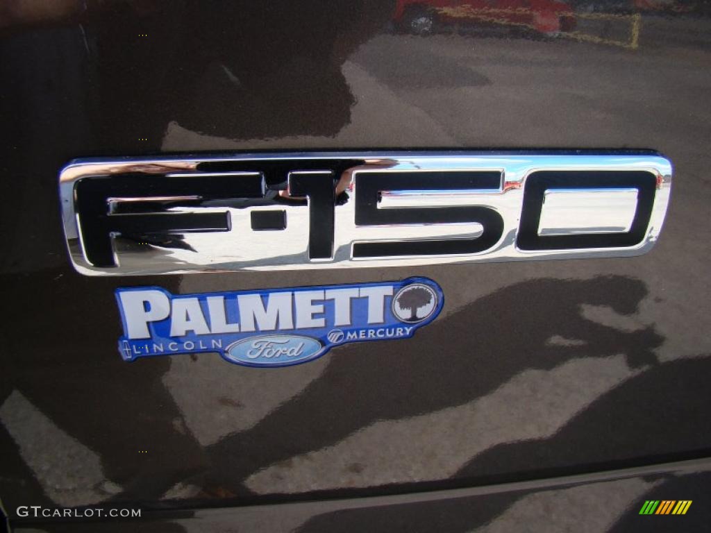 2005 F150 XLT SuperCrew 4x4 - Dark Stone Metallic / Black photo #46