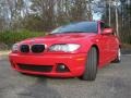 2004 Electric Red BMW 3 Series 325i Coupe  photo #4