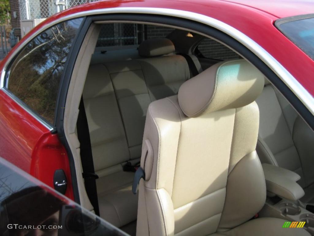 2004 3 Series 325i Coupe - Electric Red / Sand photo #24