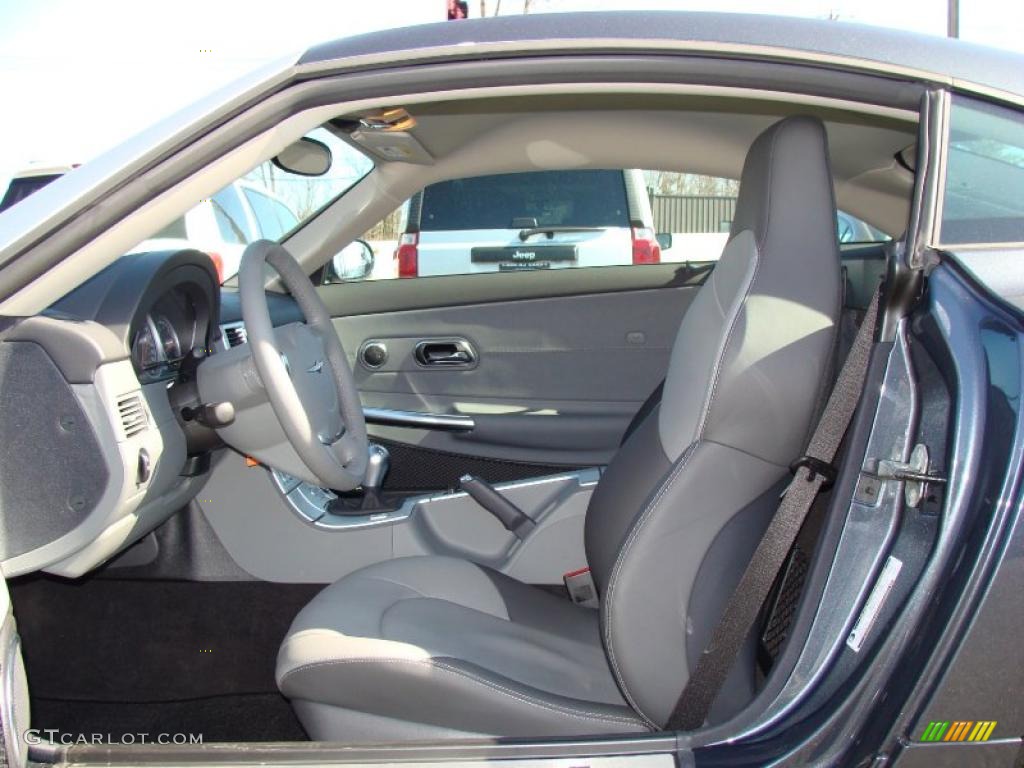 Dark Slate Gray/Medium Slate Gray Interior 2007 Chrysler Crossfire Limited Coupe Photo #27232140