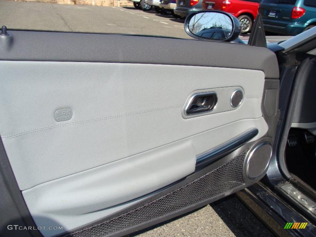 2007 Chrysler Crossfire Limited Coupe Dark Slate Gray/Medium Slate Gray Door Panel Photo #27232152
