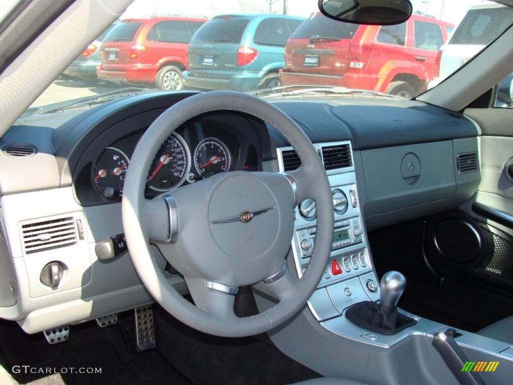 2007 Chrysler Crossfire Limited Coupe Dark Slate Gray/Medium Slate Gray Dashboard Photo #27232168