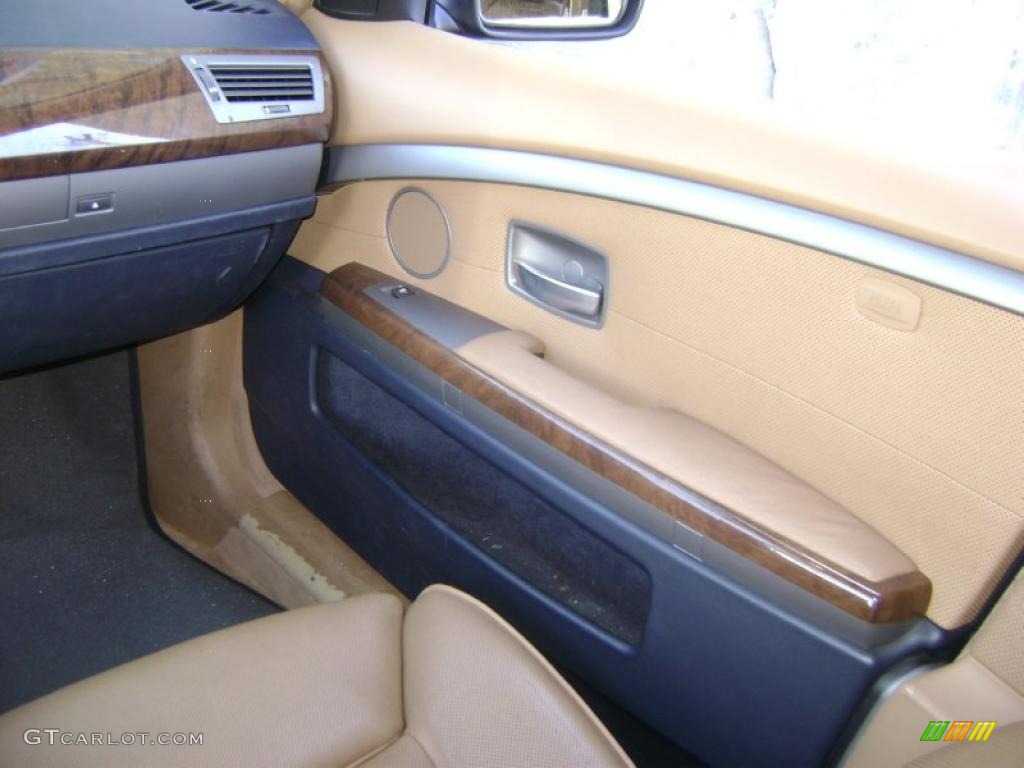 2002 7 Series 745i Sedan - Toledo Blue Metallic / Beige III photo #27