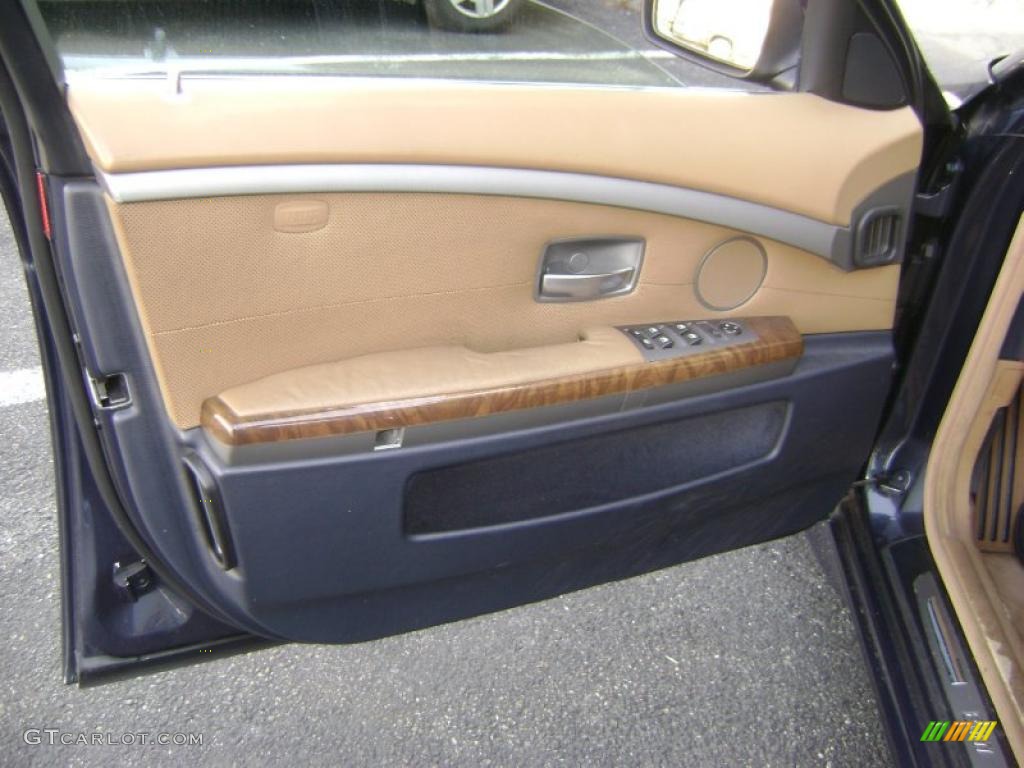 2002 7 Series 745i Sedan - Toledo Blue Metallic / Beige III photo #28