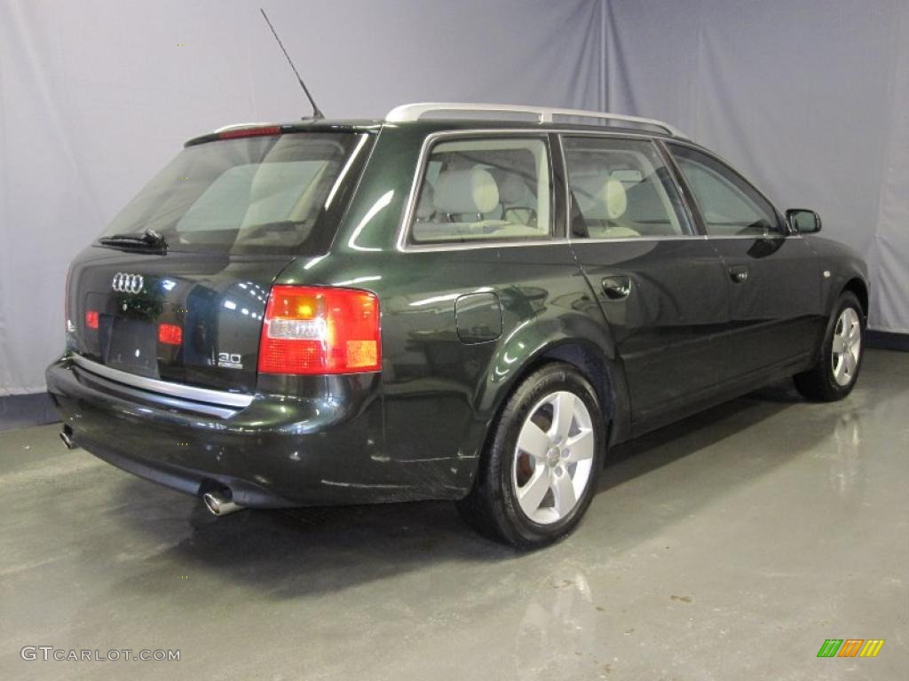 2003 A6 3.0 quattro Avant - Irish Green Pearl Effect / Beige photo #3