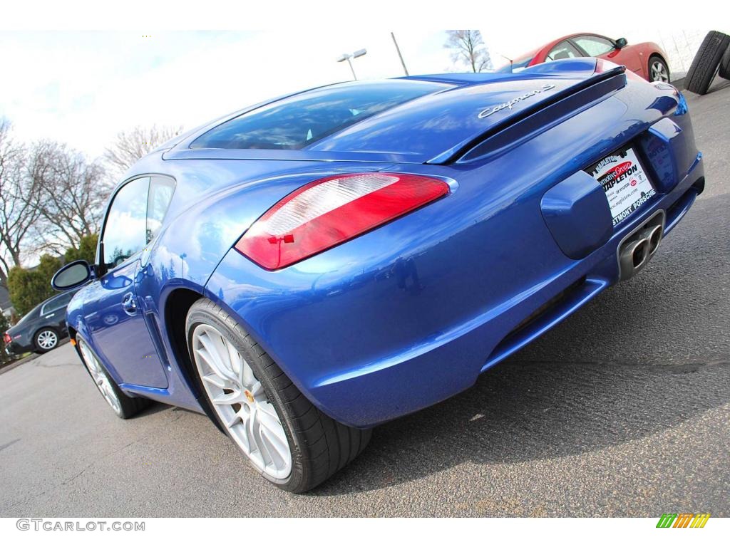 2006 Cayman S - Cobalt Blue Metallic / Black photo #6