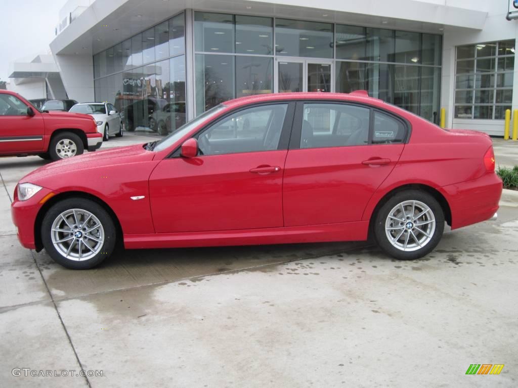 2010 3 Series 328i Sedan - Crimson Red / Black photo #3