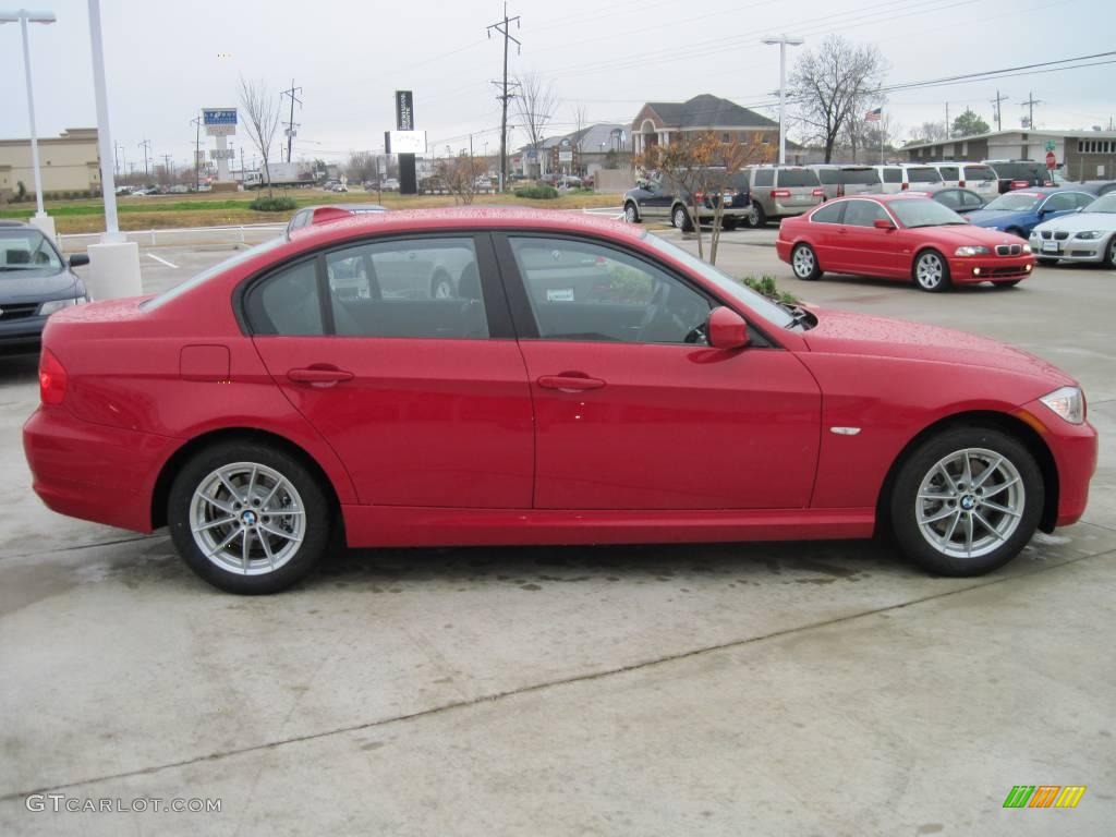 2010 3 Series 328i Sedan - Crimson Red / Black photo #4